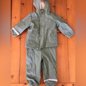 Outdoor waterproof jacket and pants
